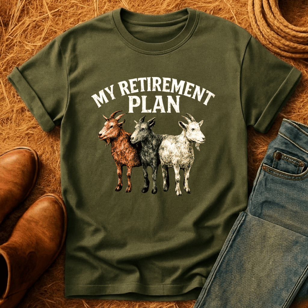 Goats For Retirement T-Shirt