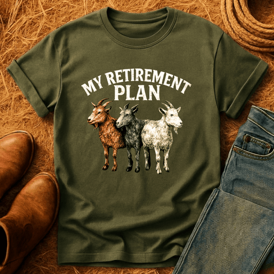 Goats For Retirement T-Shirt