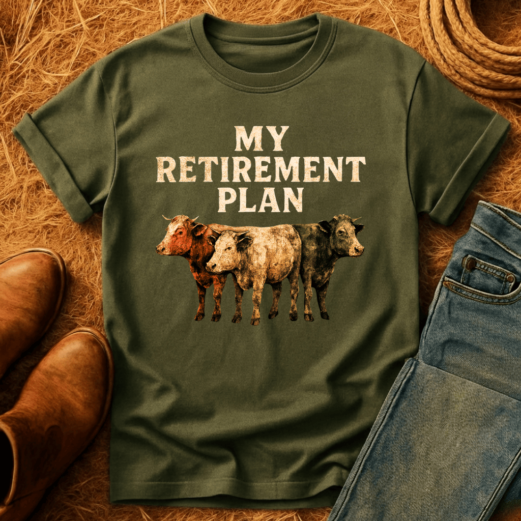 Cows For Retirement T-Shirt