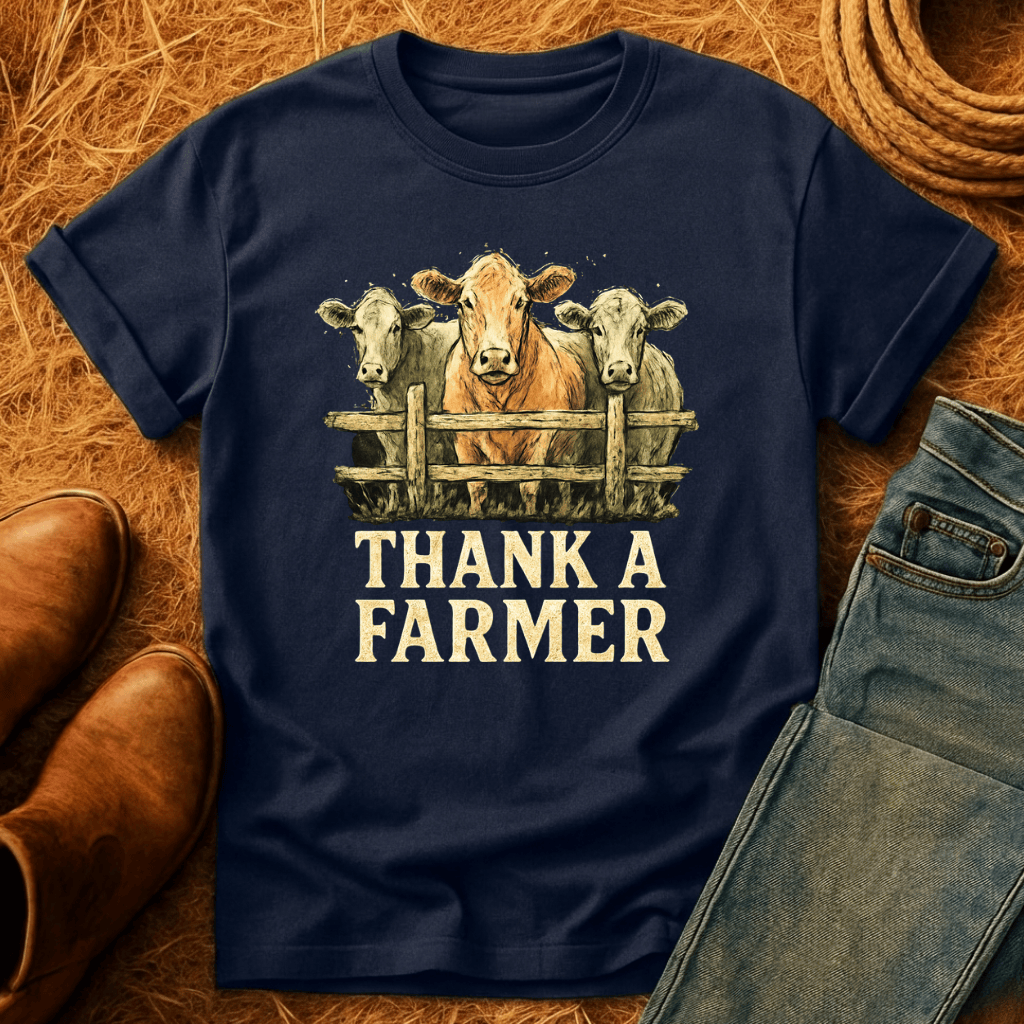 Thank Farmers: Cows T-Shirt