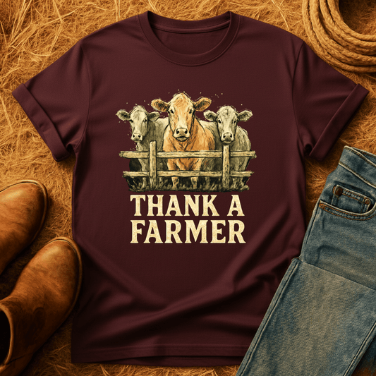 Thank Farmers: Cows T-Shirt