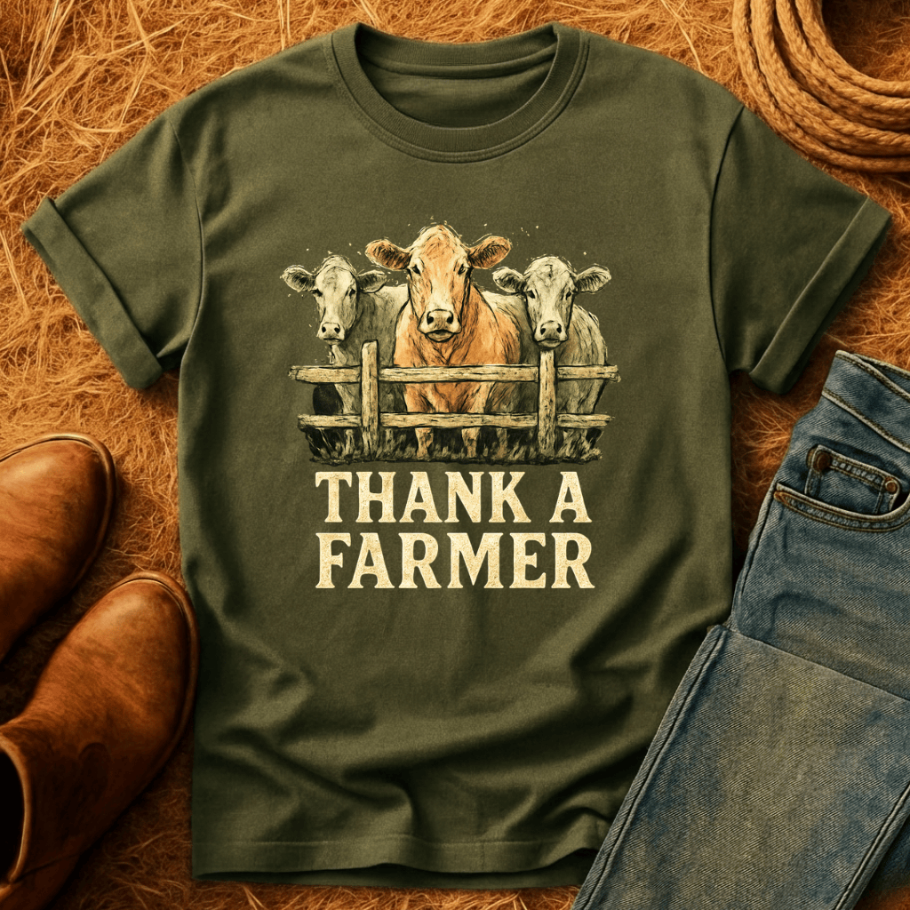 Thank Farmers: Cows T-Shirt