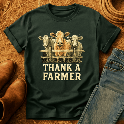 Thank Farmers: Cows T-Shirt