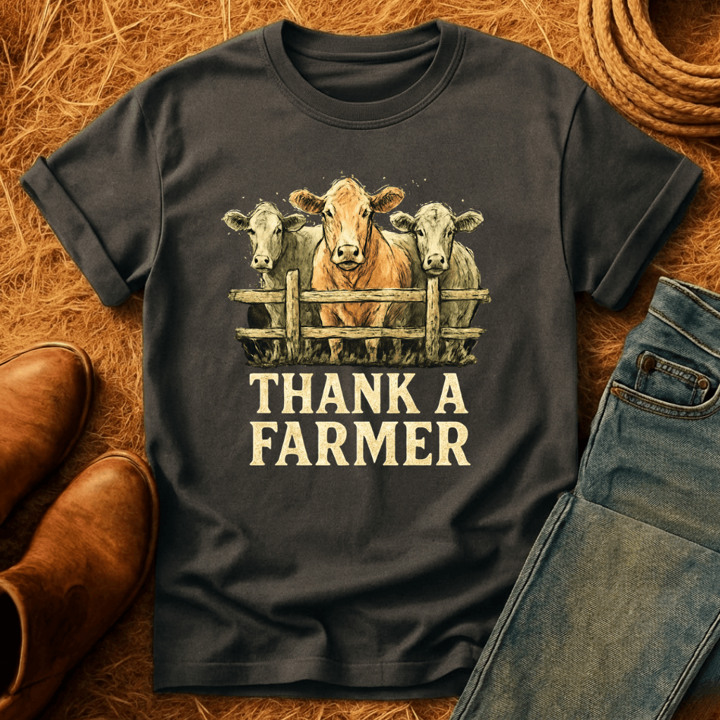 Thank Farmers: Cows T-Shirt