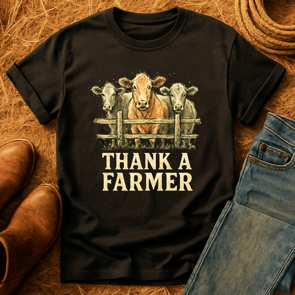 Thank Farmers: Cows T-Shirt