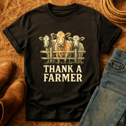 Thank Farmers: Cows T-Shirt