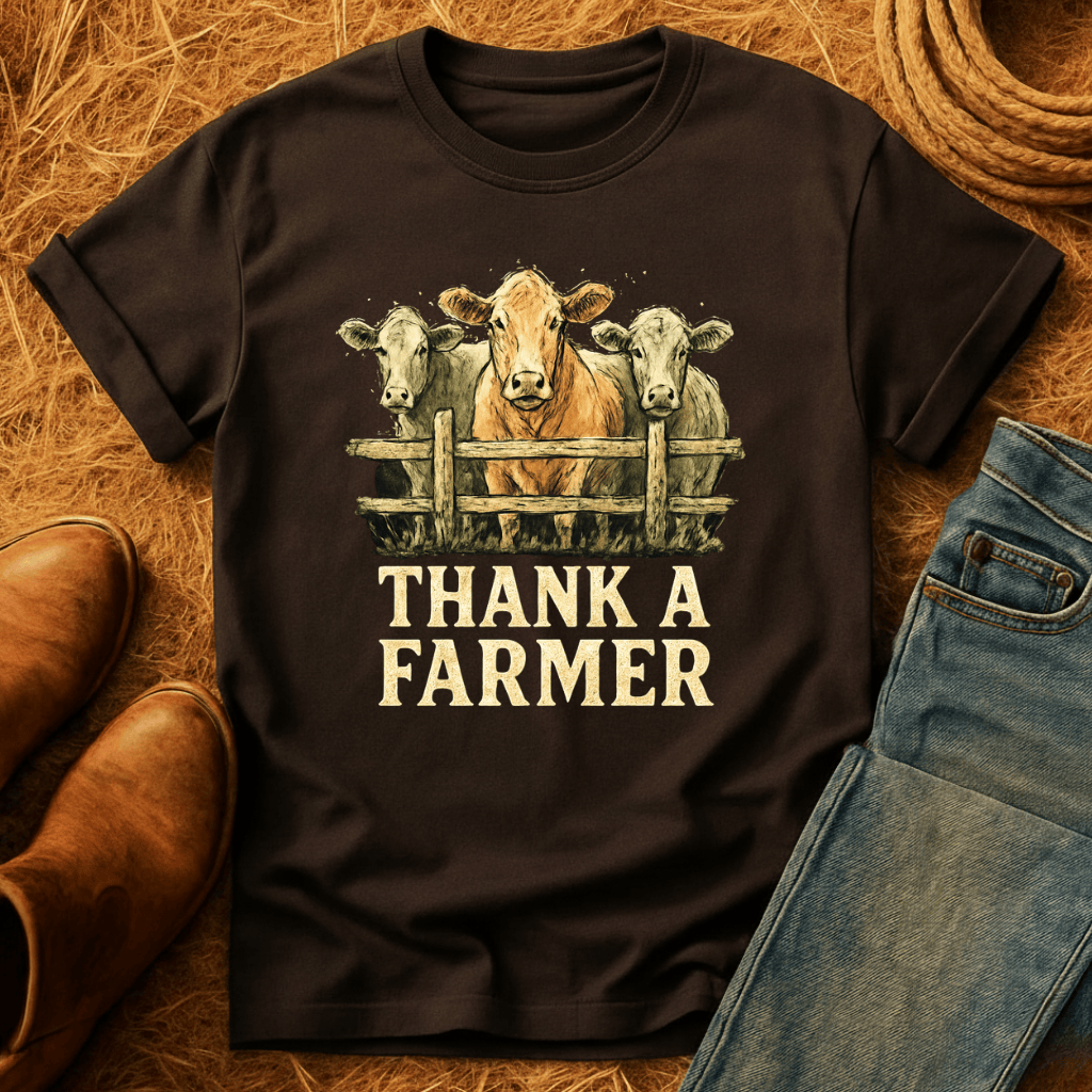 Thank Farmers: Cows T-Shirt