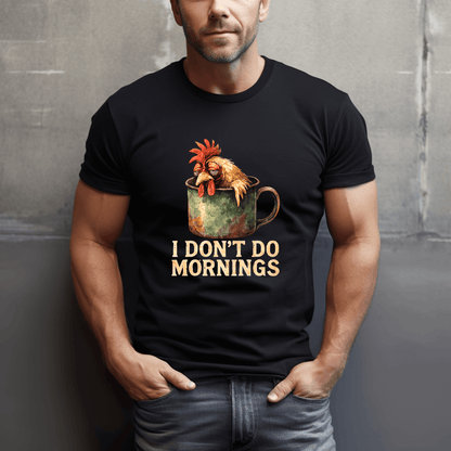 Chickens Don't Do Mornings T-Shirt