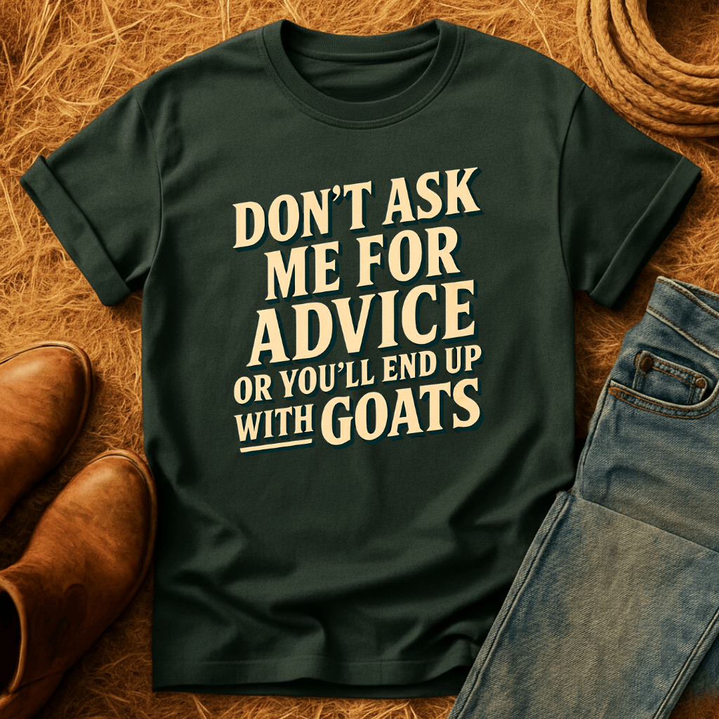 You'll End Up With Goats T-Shirt