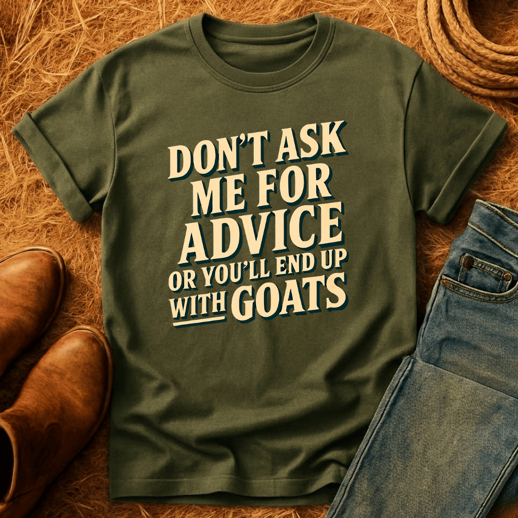 You'll End Up With Goats T-Shirt