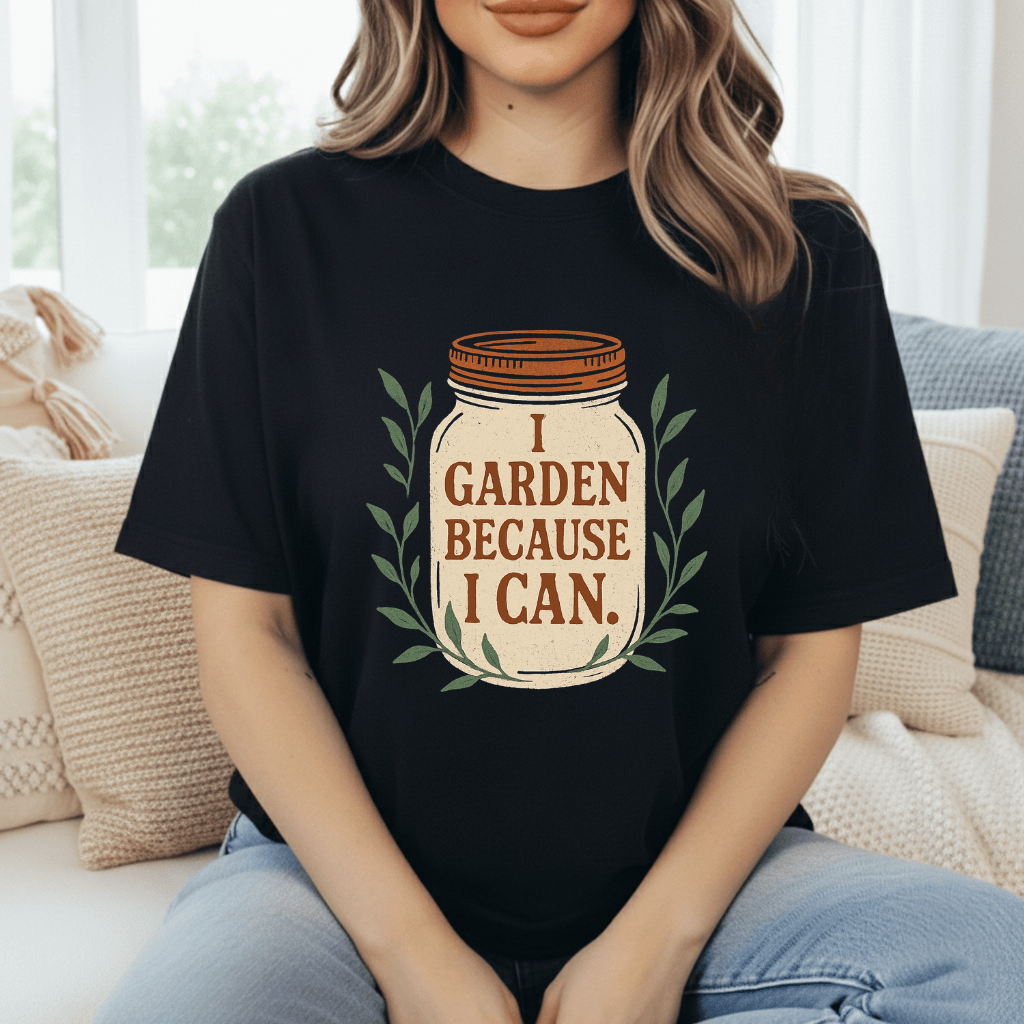 Garden Cause I Can T-Shirt