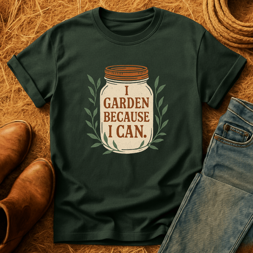 Garden Cause I Can T-Shirt