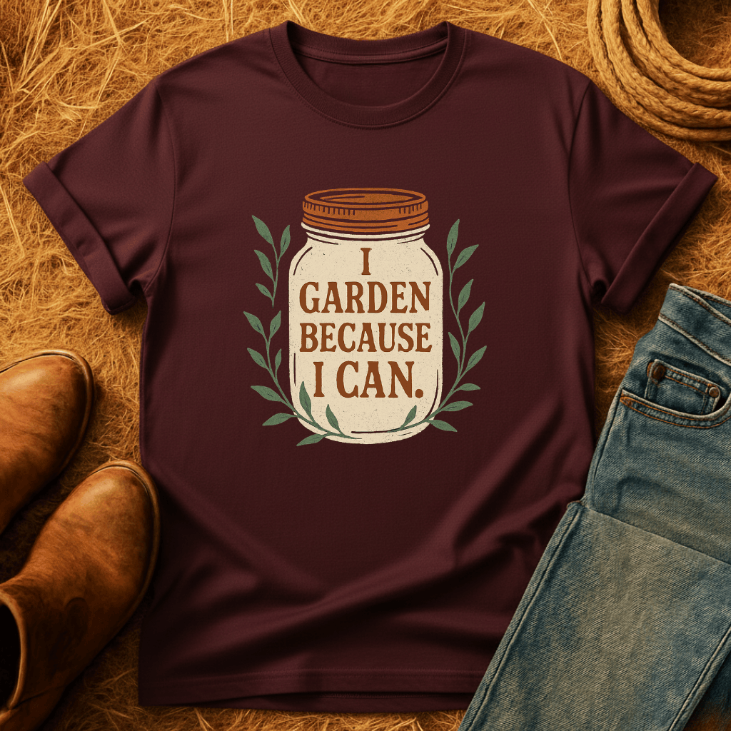 Garden Cause I Can T-Shirt