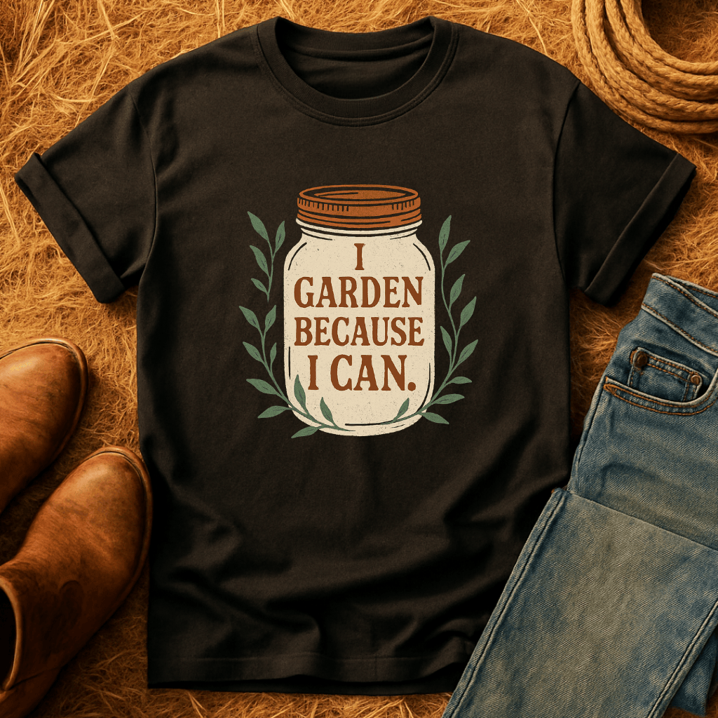 Garden Cause I Can T-Shirt