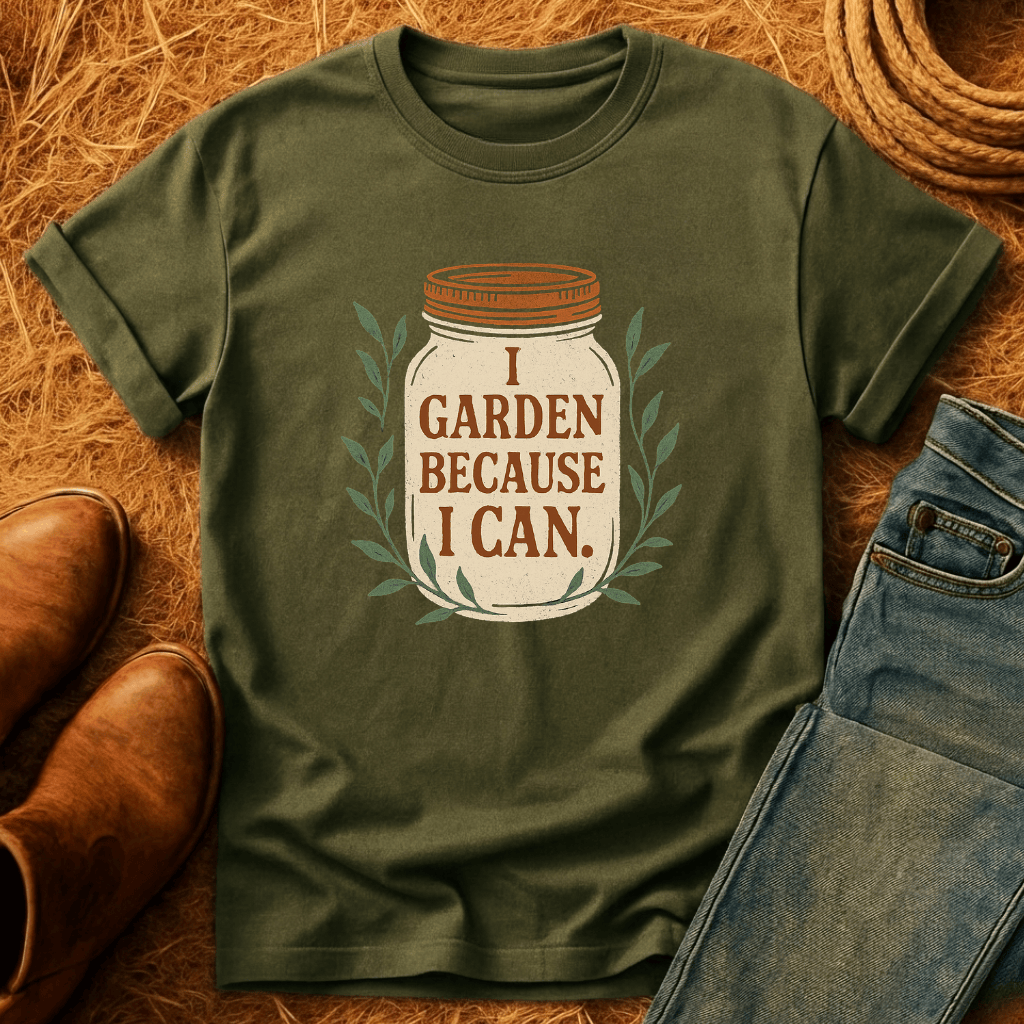 Garden Cause I Can T-Shirt