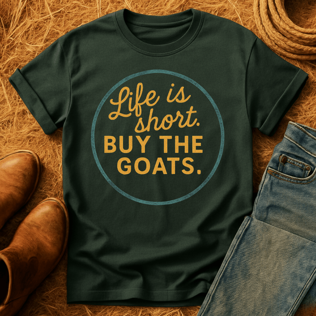 Life's Short, Get The Goats T-Shirt