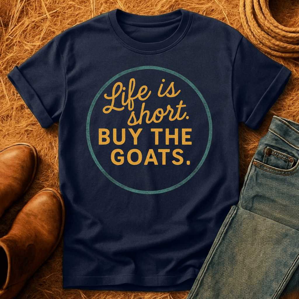 Life's Short, Get The Goats T-Shirt