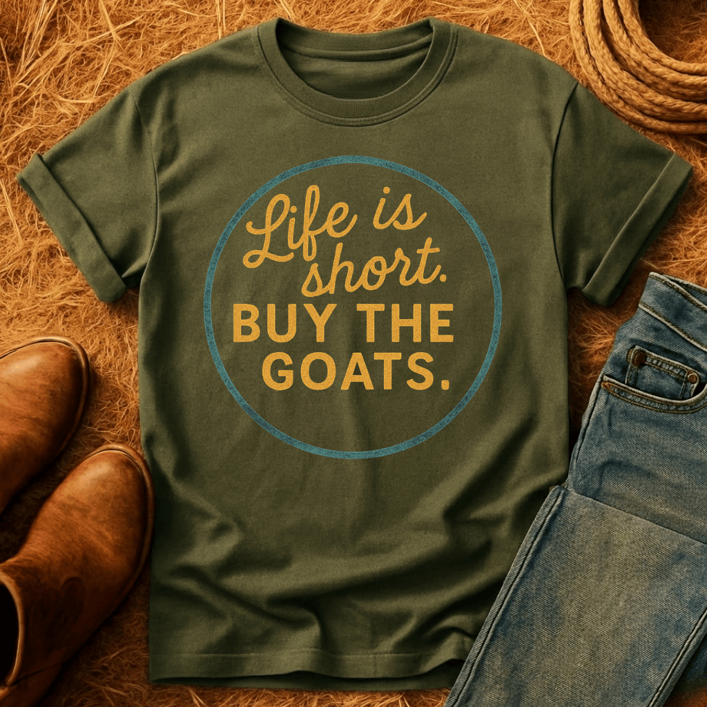 Life's Short, Get The Goats T-Shirt