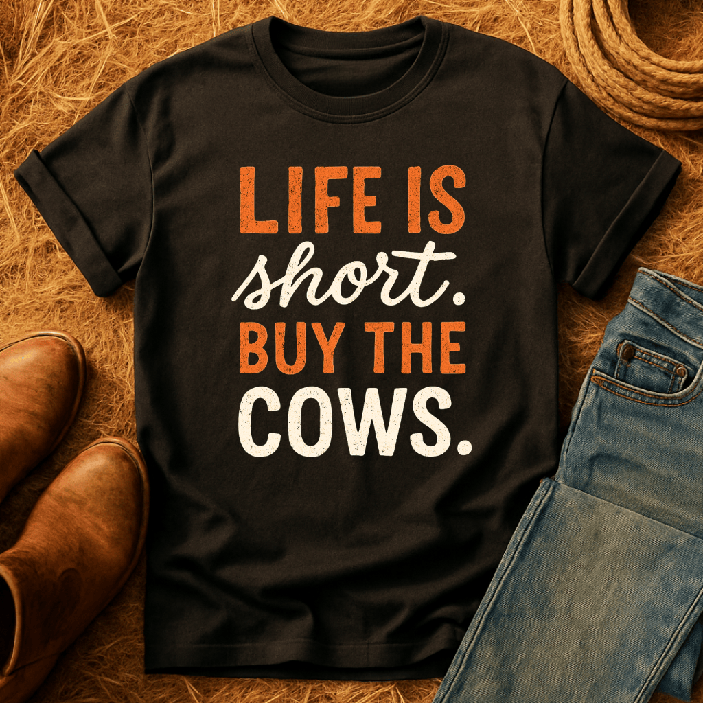 Life's Short, Buy The Cows T-Shirt
