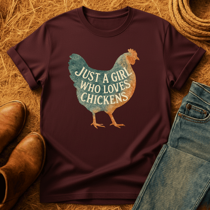 Gal Who Loves Chickens T-Shirt