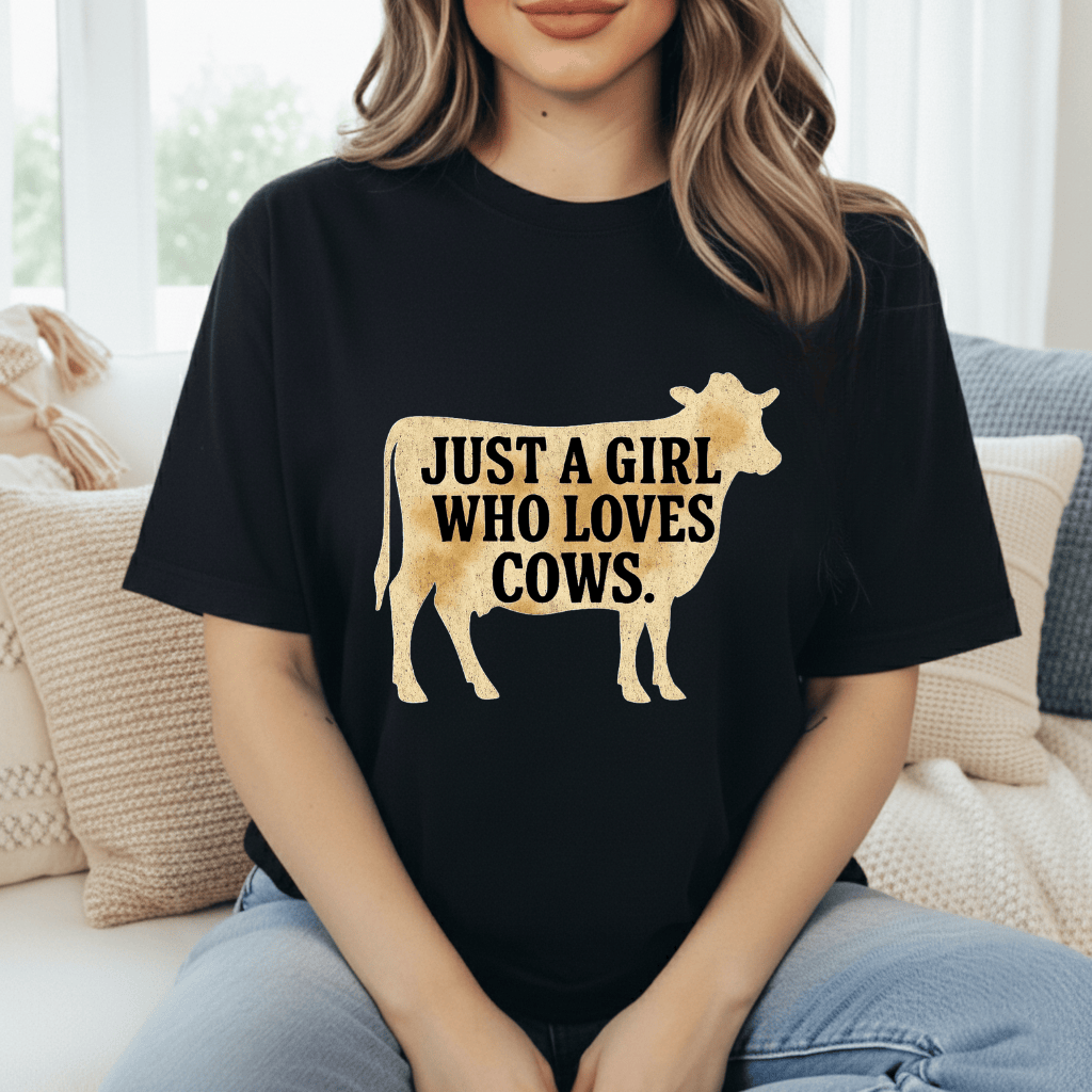 Gal Who Loves Cows T-Shirt