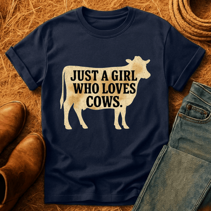 Gal Who Loves Cows T-Shirt