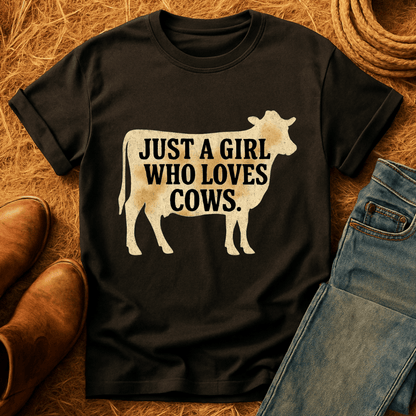 Gal Who Loves Cows T-Shirt