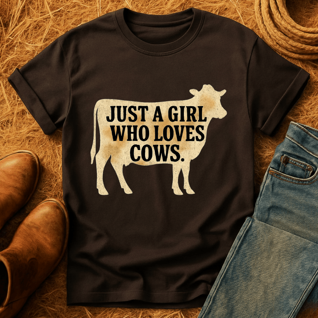 Gal Who Loves Cows T-Shirt