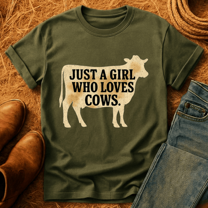 Gal Who Loves Cows T-Shirt