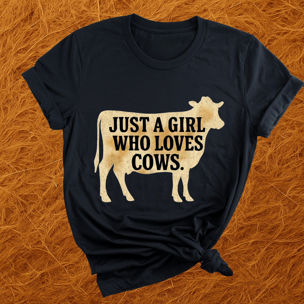 Gal Who Loves Cows T-Shirt