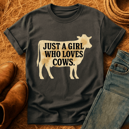 Gal Who Loves Cows T-Shirt