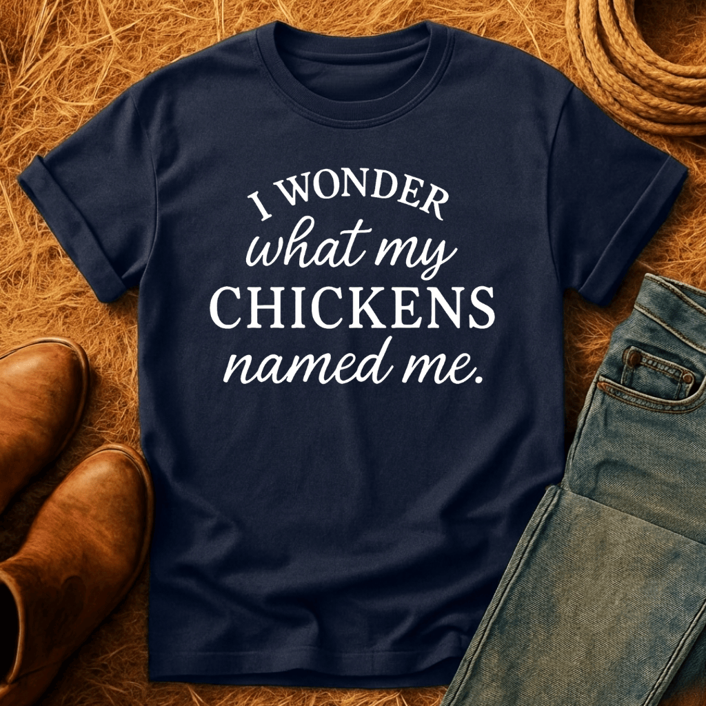 Wonder What Chickens Call Me T-Shirt