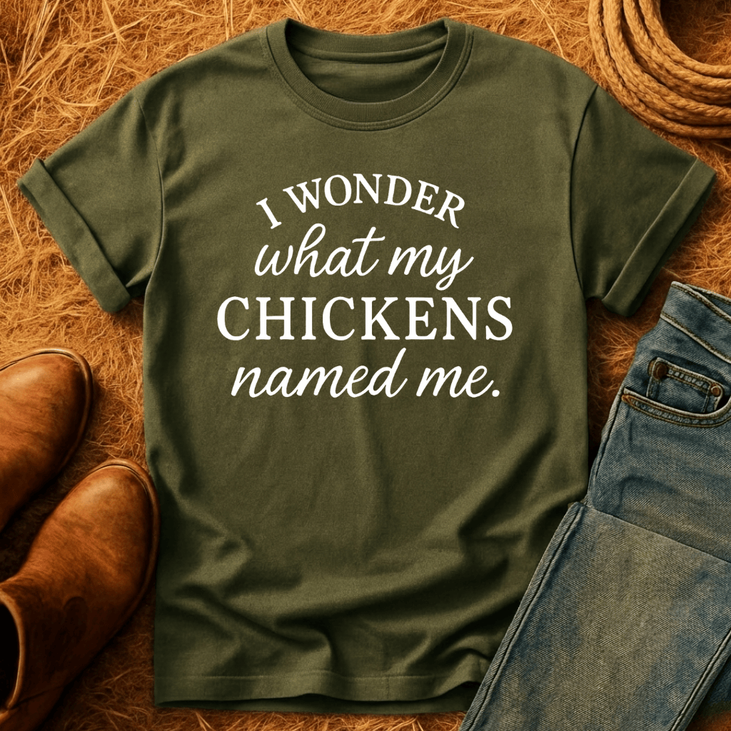 Wonder What Chickens Call Me T-Shirt