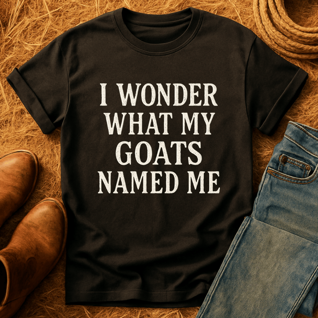Wonder What Cows Named Me T-Shirt
