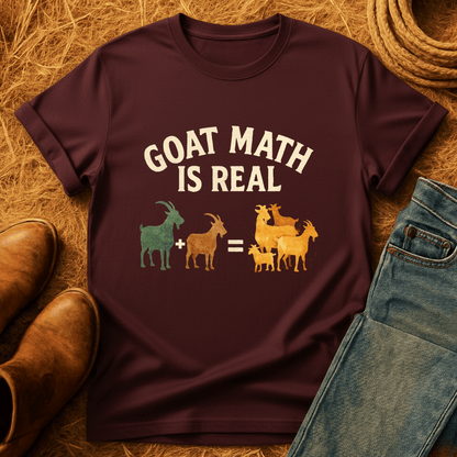 Goat Math Is Real T-Shirt