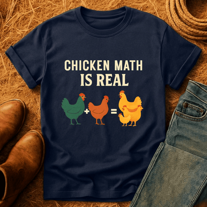 Chicken Math Is Real T-Shirt
