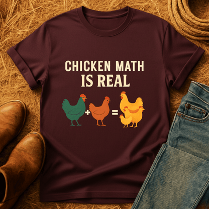 Chicken Math Is Real T-Shirt