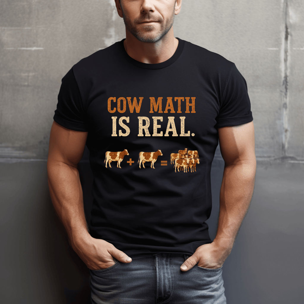 Cow Math Is Real T-Shirt