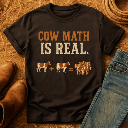 Cow Math Is Real T-Shirt