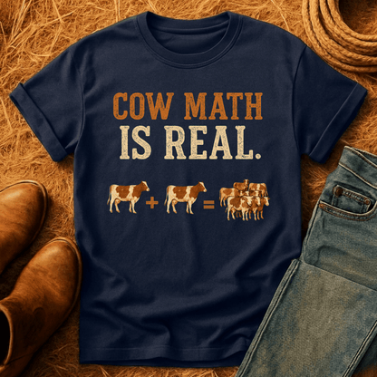 Cow Math Is Real T-Shirt