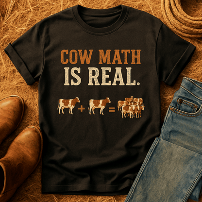 Cow Math Is Real T-Shirt
