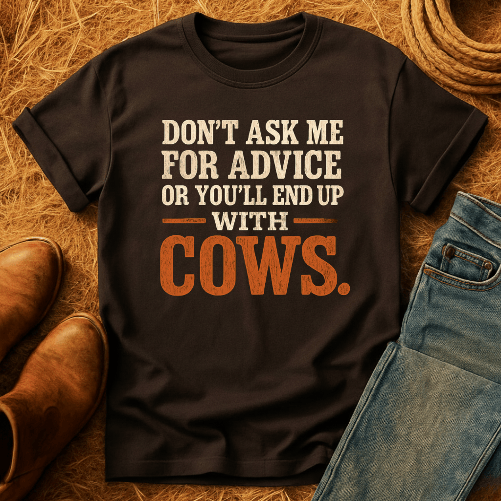 You'll End Up With Cows T-Shirt
