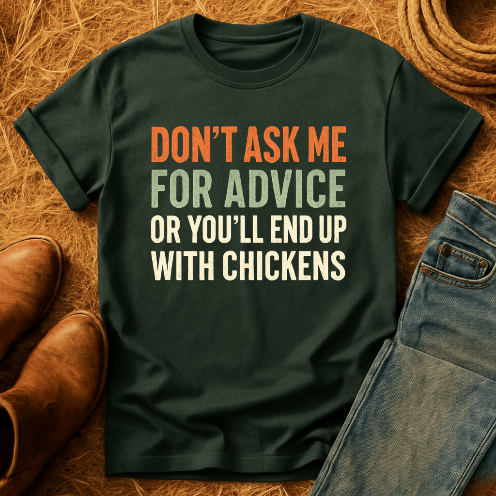 You'll End Up With Chickens T-Shirt