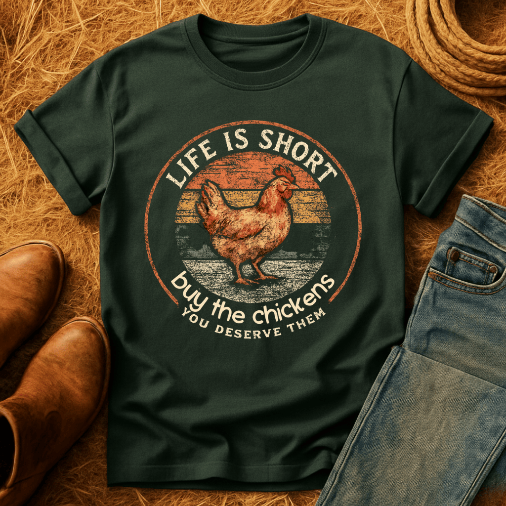 Life's Short, Buy Chickens T-Shirt