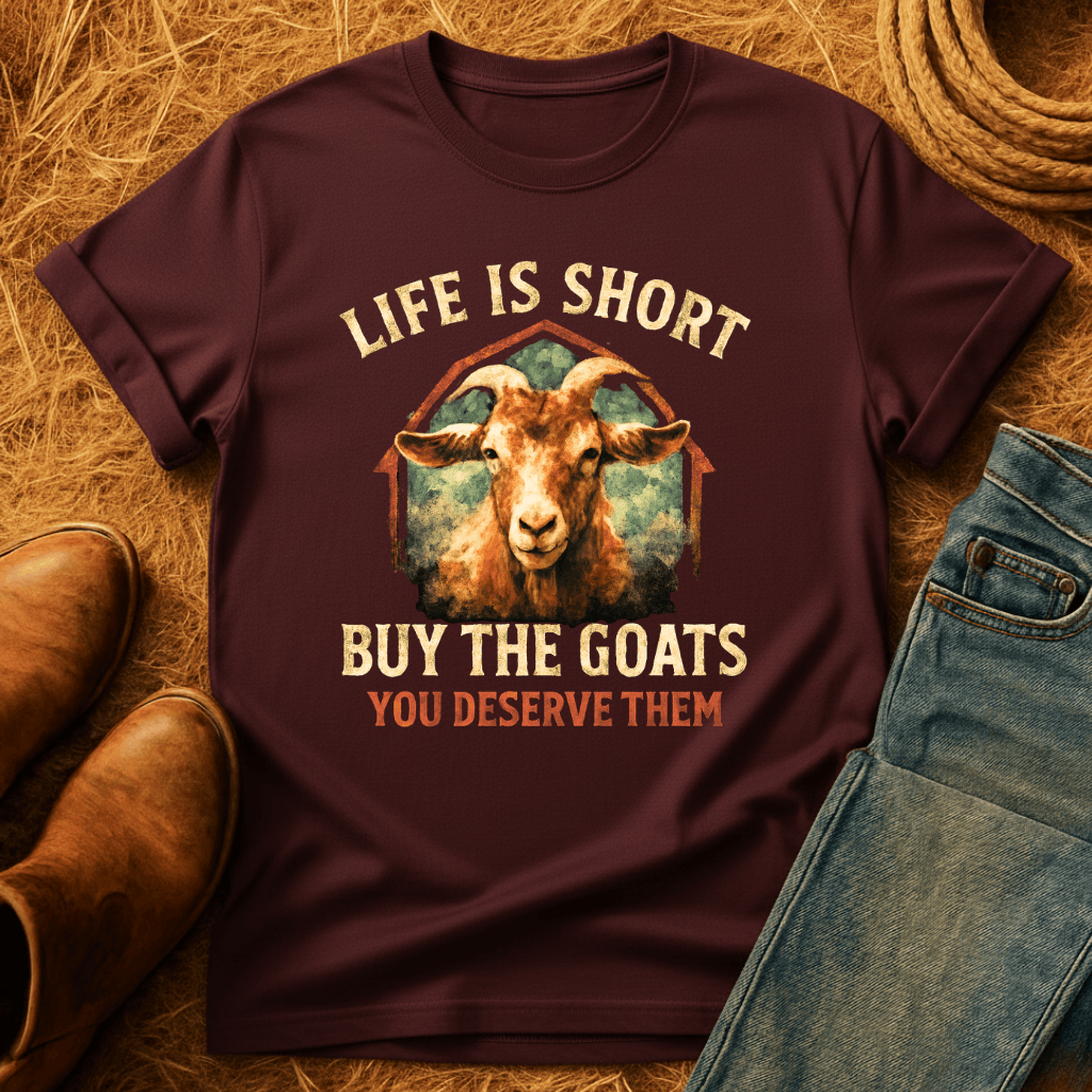 Life's Short, Buy Goats T-Shirt