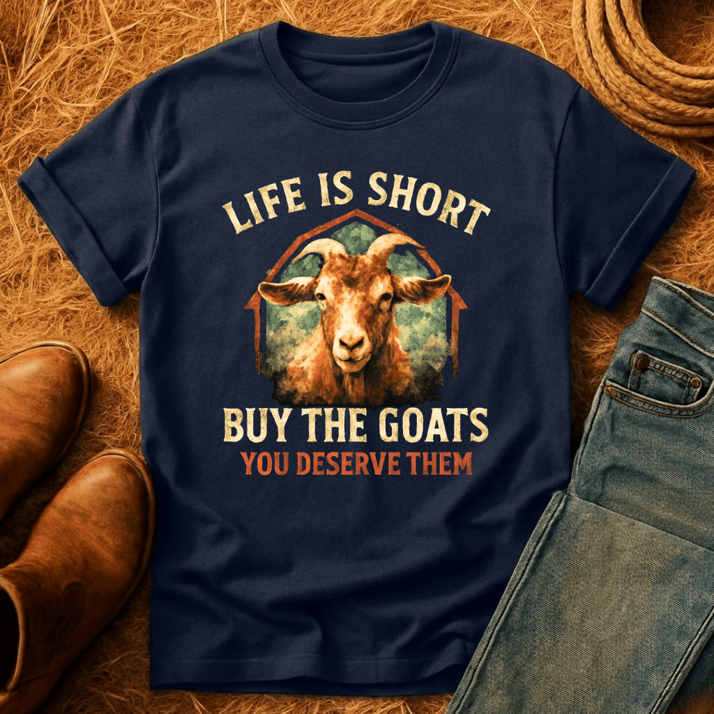 Life's Short, Buy Goats T-Shirt