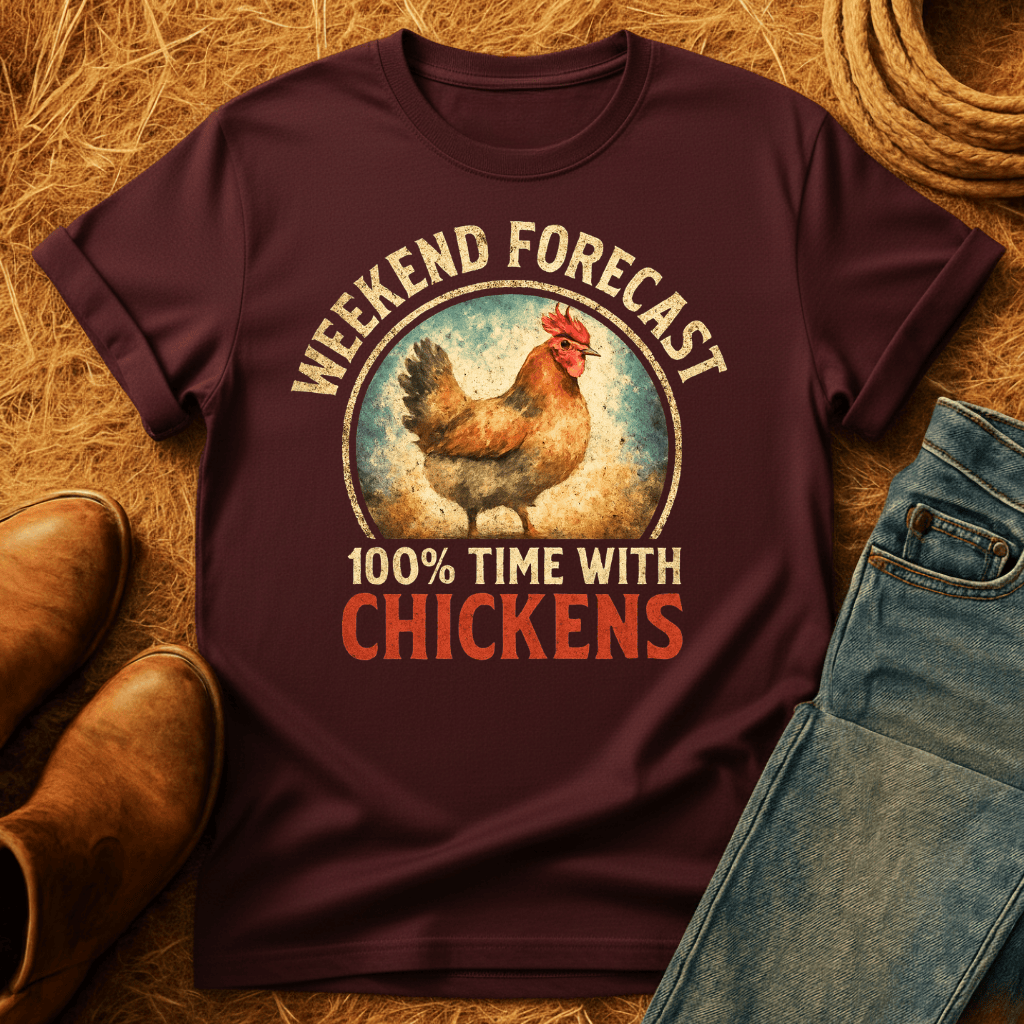 Chicken On The Forecast T-Shirt