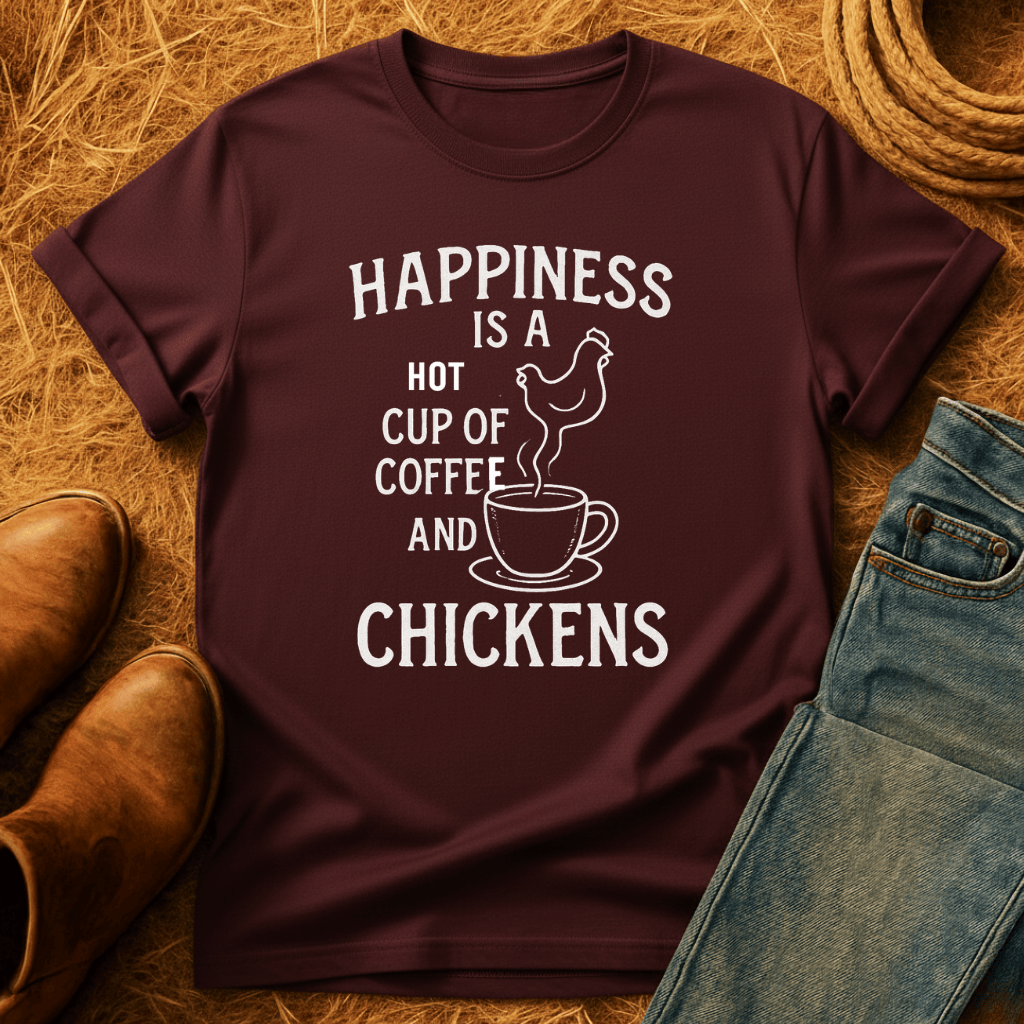 Happiness & Chickens T-Shirt