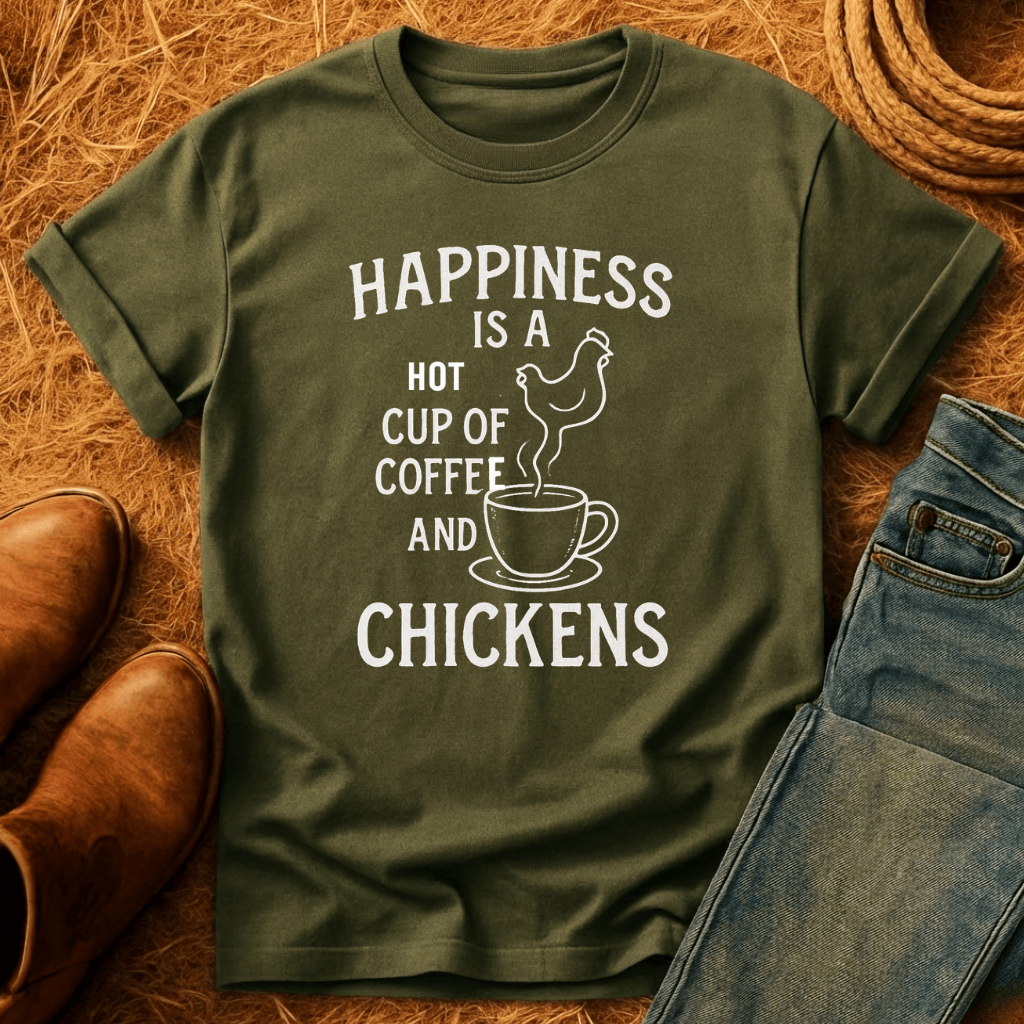 Happiness & Chickens T-Shirt