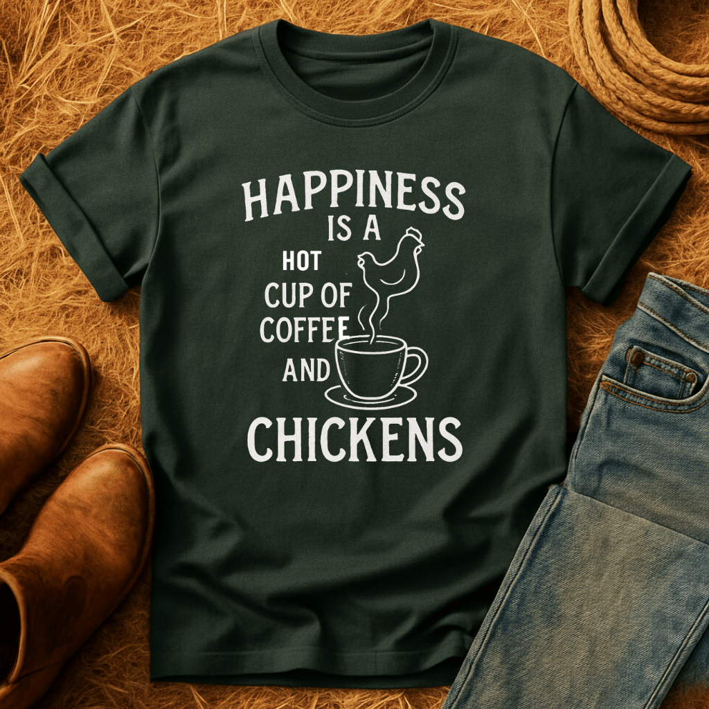 Happiness & Chickens T-Shirt